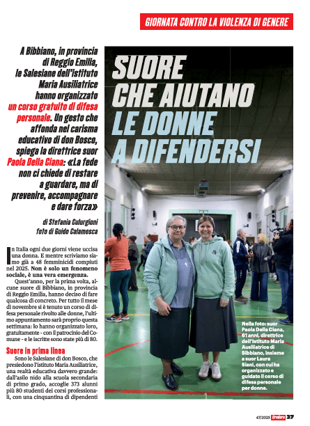 Anteprima articolo Credere Magazine
